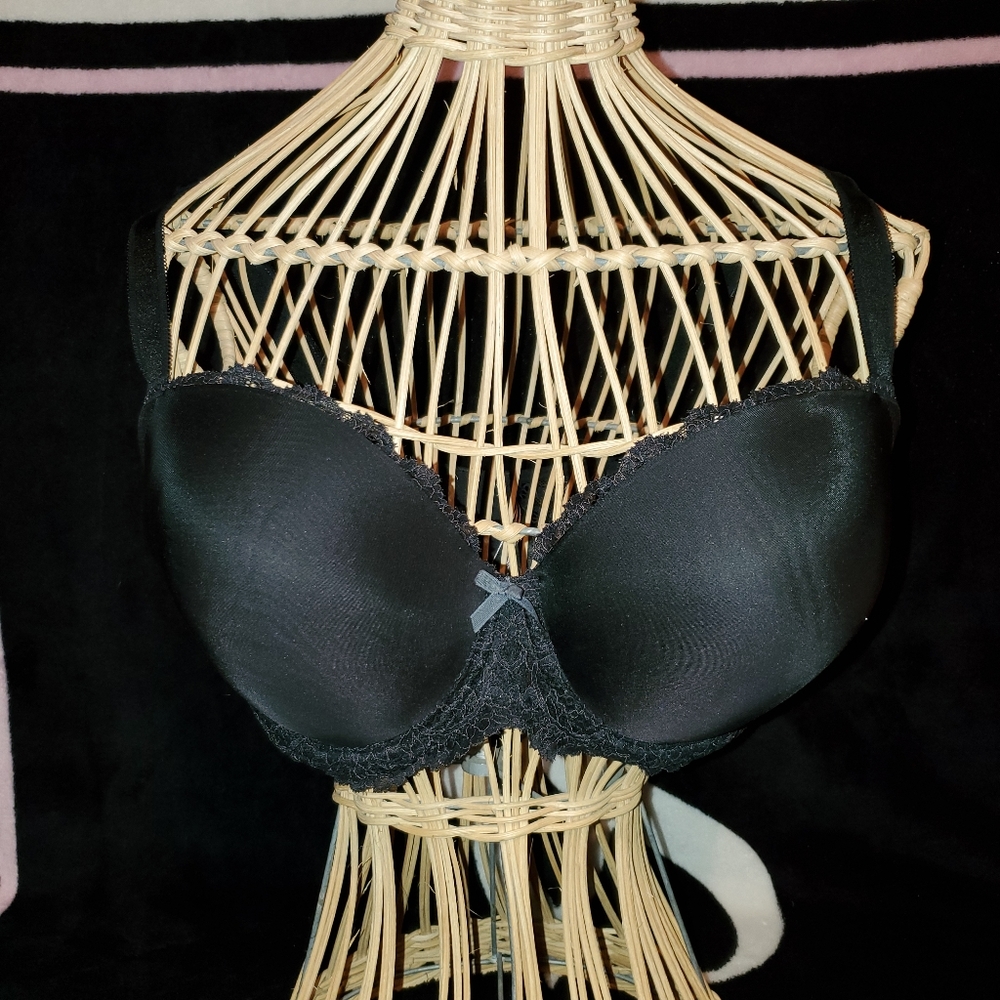 VICTORIA'S SECRET DREAM ANGELS BLACK DEMI 36DD